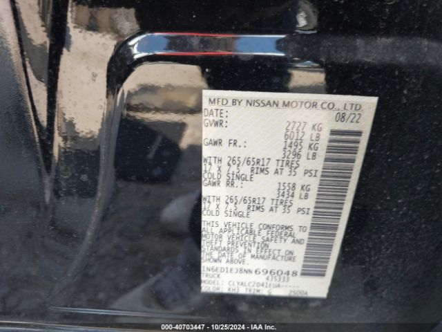 1N6ED1EJ8NN696048 Nissan Frontier Sv 4x2