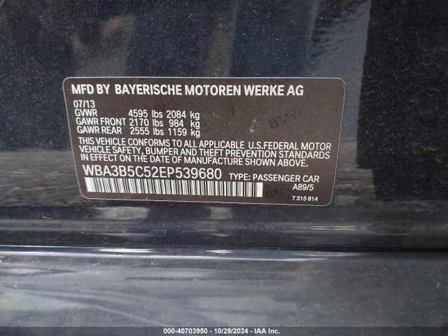 WBA3B5C52EP539680 BMW 328i Xdrive