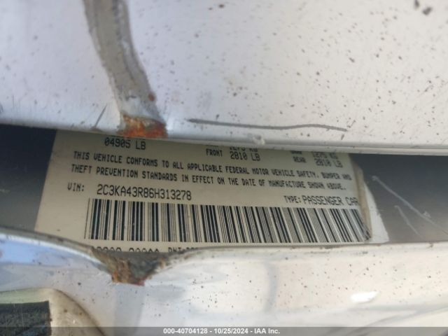 2006 CHRYSLER 300 2C3KA43R86H313278 Photo 8