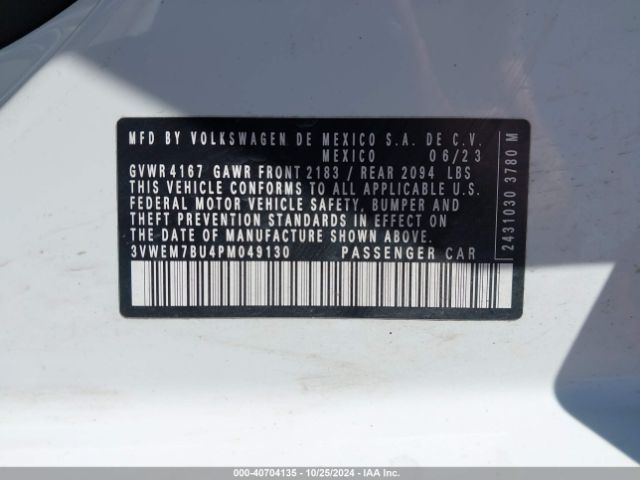 3VWEM7BU4PM049130 Volkswagen Jetta 1.5t Se