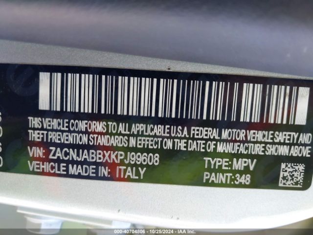 ZACNJABBXKPJ99608 Jeep Renegade Altitude Fwd