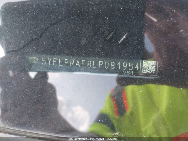 Toyota COROLLA LE 2020 5YFEPRAE8LP081954 Image 9
