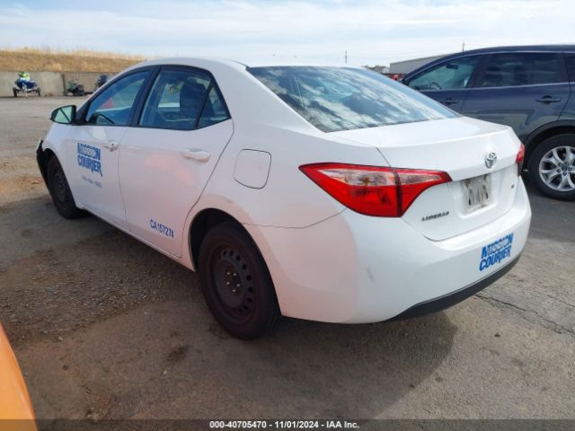 2T1BURHE2JC068342 Toyota COROLLA LE