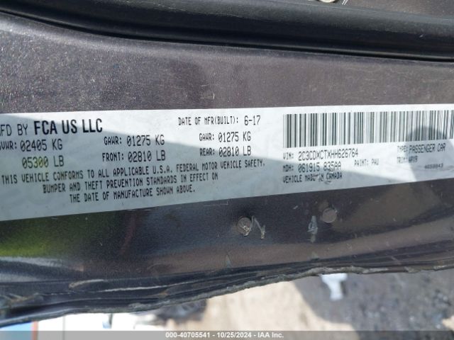 2C3CDXCTXHH626764 Dodge Charger R/t Rwd
