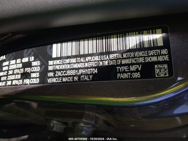 ZACCJBBB1JPH10704 Jeep Renegade Latitude 4x4