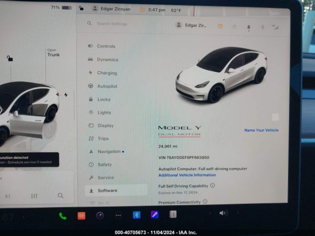 2023 TESLA MODEL Y 7SAYGDEF8PF663950 Photo 6