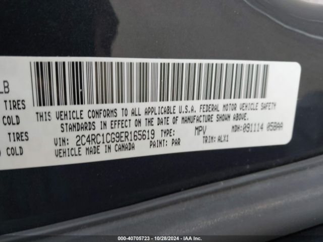 2C4RC1CG9ER165619 Chrysler Town & Country Touring-l