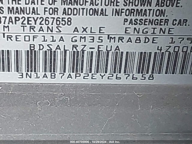 Nissan SENTRA SR 2014 3N1AB7AP2EY267658 Image 9