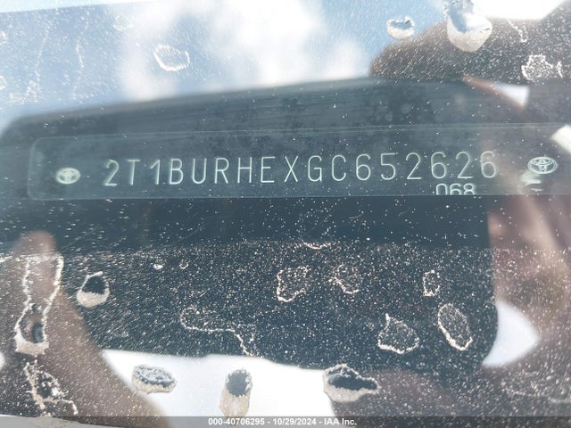 Toyota COROLLA LE 2016 2T1BURHEXGC652626 Image 9