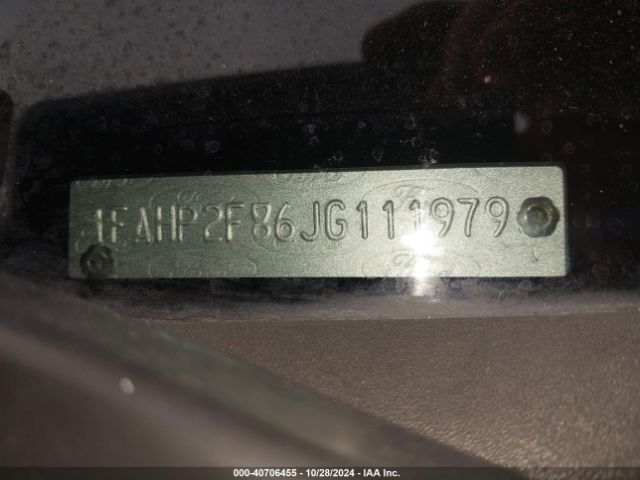 1FAHP2F86JG111979 Ford Taurus Limited