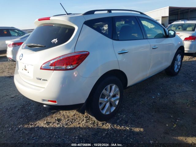 JN8AZ1MW1EW506203 Nissan MURANO SV