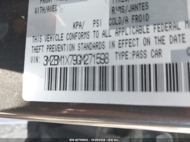 3MZBM1X79GM271598 Mazda Mazda3 I Grand Touring