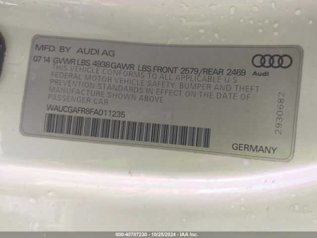 WAUCGAFR8FA011235 Audi S5 3.0t Premium Plus