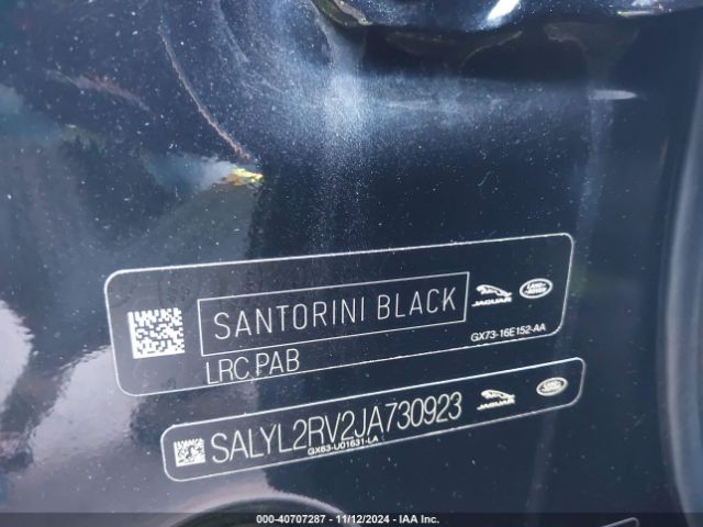 SALYL2RV2JA730923 Land Rover Range Rover Velar P380 Se R-dynamic