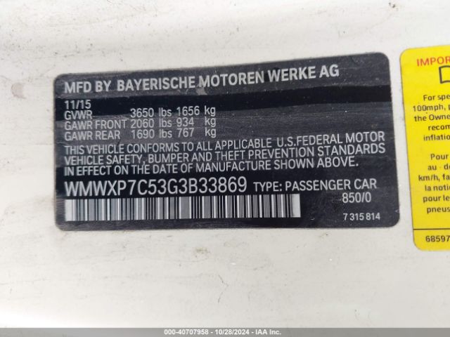 WMWXP7C53G3B33869 Mini Hardtop Cooper S