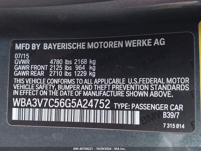 BMW 428i 2016 WBA3V7C56G5A24752 Image 9