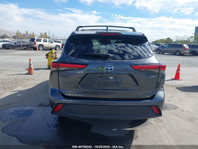 5TDZARAH6MS505024 Toyota Highlander Hybrid Le