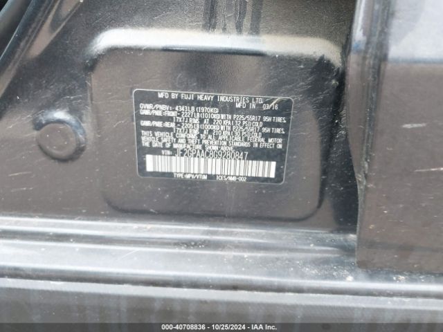 JF2GPAAC8G9280847 Subaru Crosstrek 2.0i
