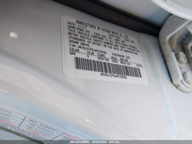 JN1BJ1CP6JW103526 Nissan Rogue Sport S