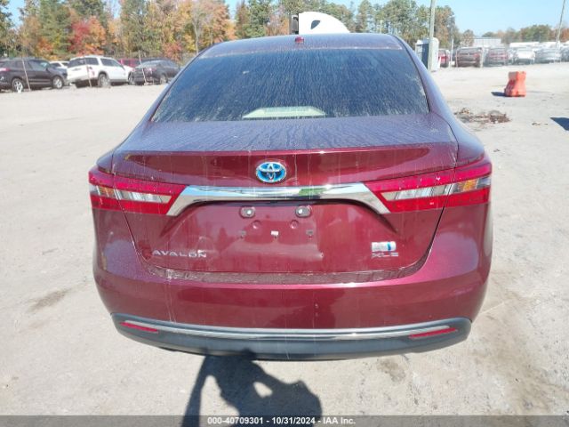 4T1BD1EB9GU052822 Toyota Avalon Hybrid Xle Premium