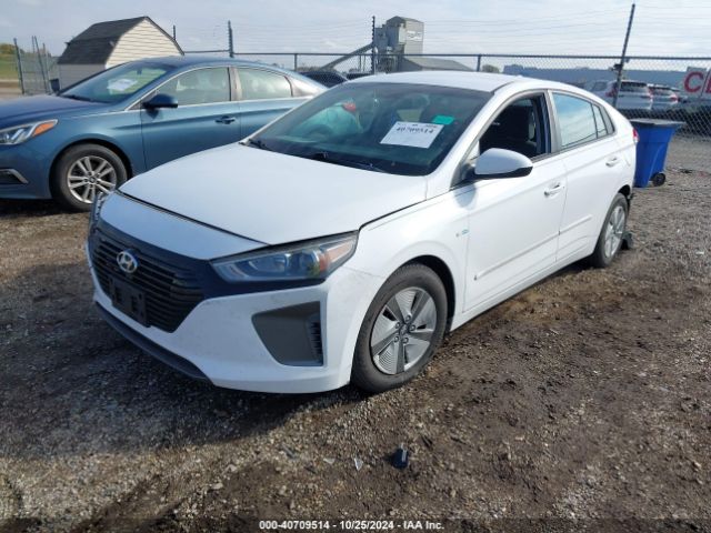 KMHC65LC7KU110047 Hyundai Ioniq Hybrid Blue