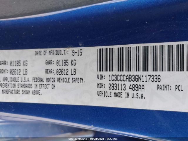 1C3CCCAB3GN117336 Chrysler 200 Limited