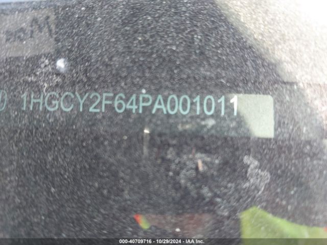 1HGCY2F64PA001011 Honda Accord Hybrid Ex-l