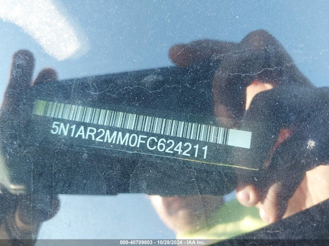 Nissan Pathfinder Sl 2015 5N1AR2MM0FC624211 Image 9