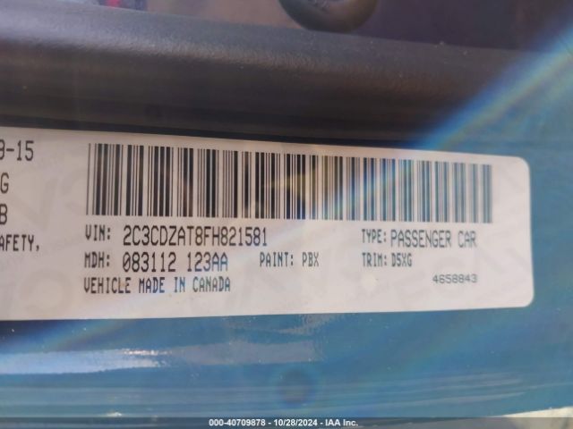 2C3CDZAT8FH821581 Dodge Challenger R/t
