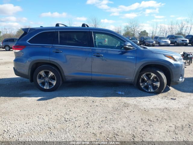 5TDDGRFH4HS035731 Toyota Highlander Hybrid Limited Platinum
