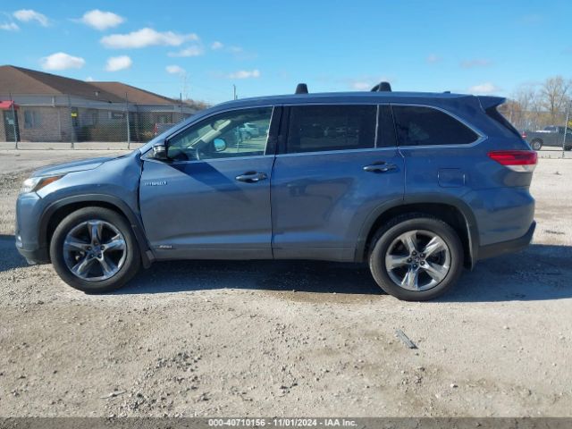 5TDDGRFH4HS035731 Toyota Highlander Hybrid Limited Platinum