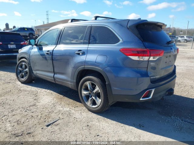 5TDDGRFH4HS035731 Toyota Highlander Hybrid Limited Platinum