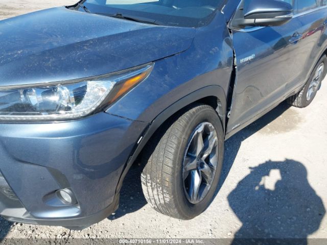 5TDDGRFH4HS035731 Toyota Highlander Hybrid Limited Platinum