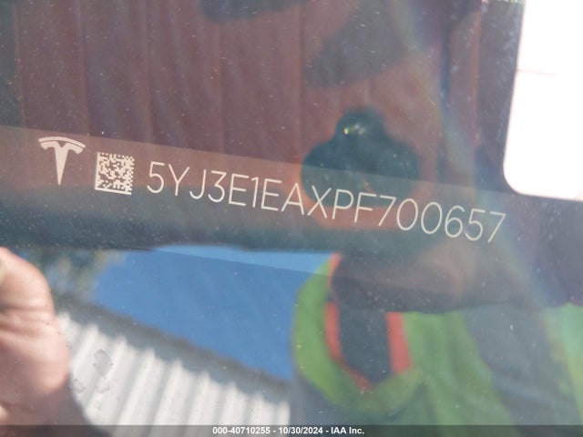 2023 TESLA MODEL 3 5YJ3E1EAXPF700657 Photo 8