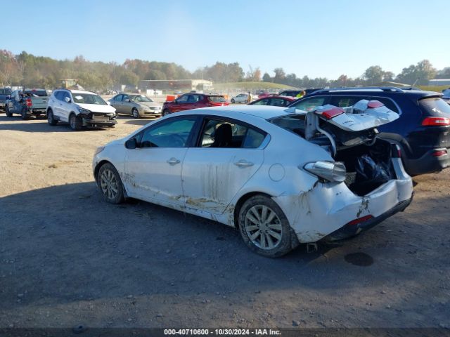 KNAFX4A89E5122414 KIA FORTE EX