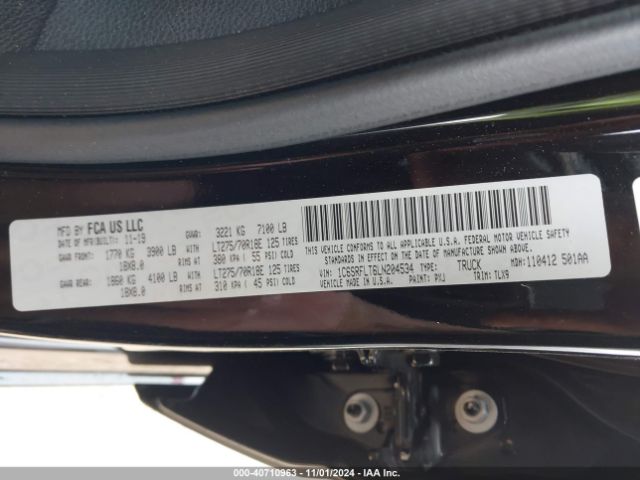 2020 RAM 1500 1C6SRFLT6LN204534 Photo 8