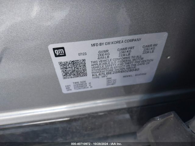 KL47LBE28RB028040 Buick Envista Sport Touring Fwd