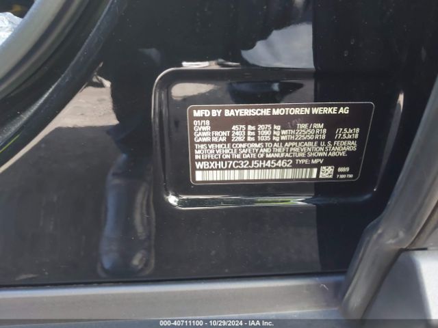 WBXHU7C32J5H45462 BMW X1 Sdrive28i