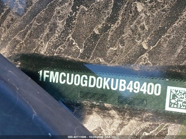 1FMCU0GD0KUB49400 Ford ESCAPE SE