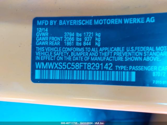 WMWXS5C58FT829142 Mini Hardtop Cooper