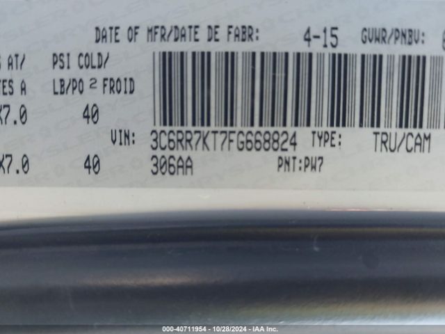 3C6RR7KT7FG668824 RAM 1500 St