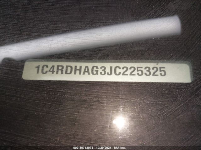 1C4RDHAG3JC225325 Dodge Durango Sxt Rwd