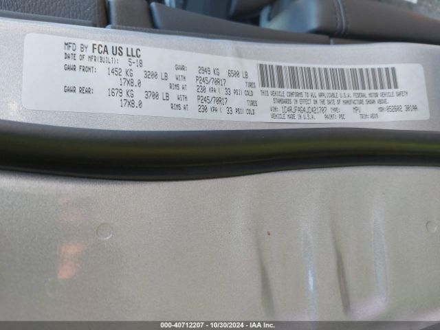 1C4RJFAG4JC421707 Jeep Grand Cherokee Laredo E 4x4