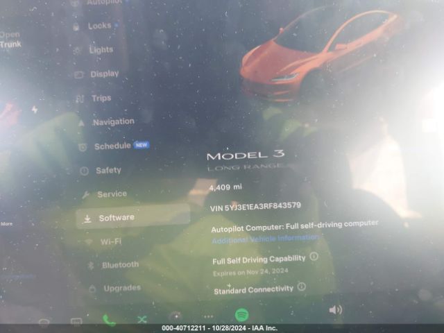 5YJ3E1EA3RF843579 Tesla Model 3 Rear-wheel Drive