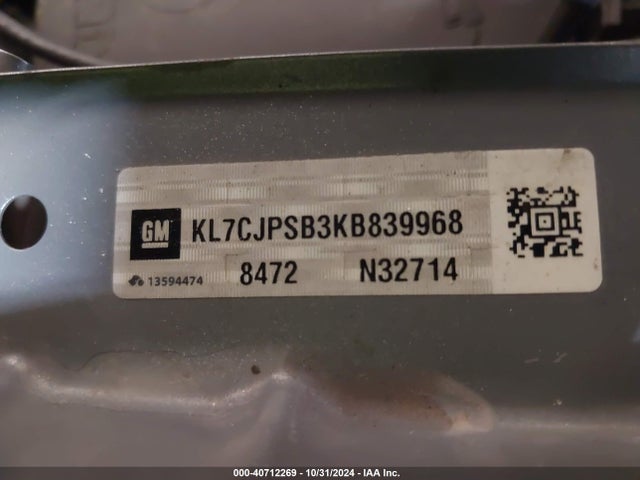 Chevrolet Trax Lt 2019 KL7CJPSB3KB839968 Image 13