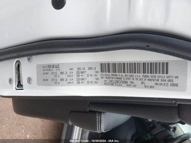Jeep Cherokee Latitude 2015 1C4PJLCB6FW720984 Image 9