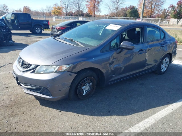 Honda Civic Lx 2014 2HGFB2F53EH540689 Image 2