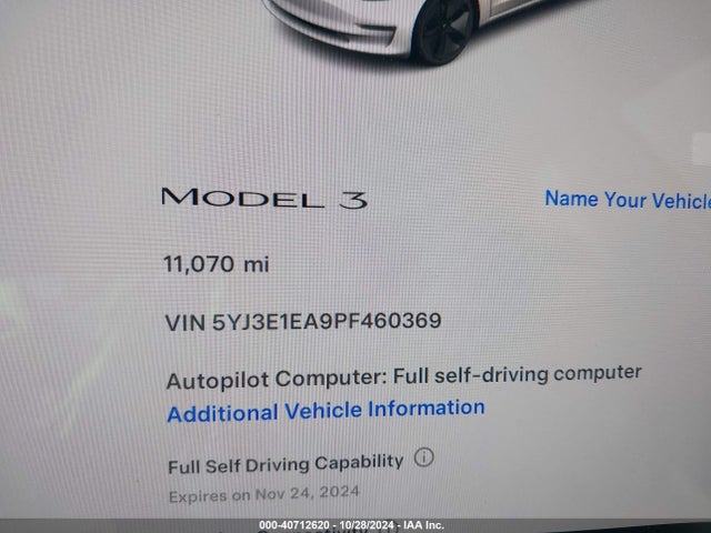 2023 TESLA MODEL 3 5YJ3E1EA9PF460369 Photo 6