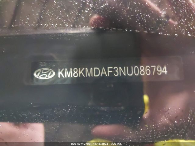 KM8KMDAF3NU086794 Hyundai IONIQ 5 SE