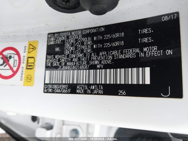 JTJBARBZ4H2148087 Lexus Nx 200t F Sport